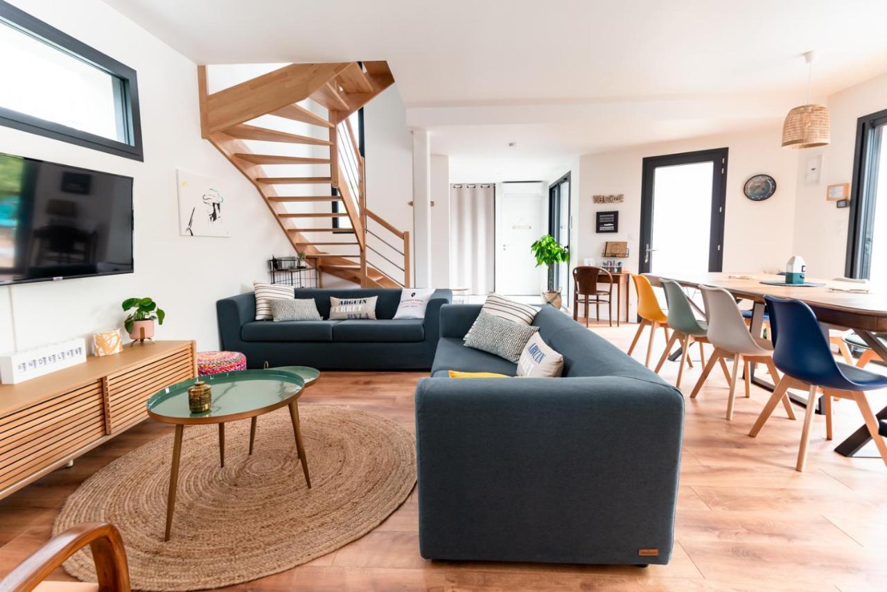 Frenchyhomes☆Villadeluxe☆Plage☆Piscine Andernos-les-Bains Bagian luar foto